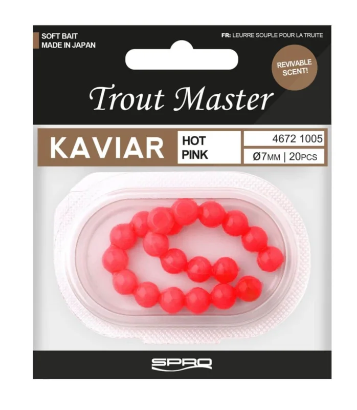 Spro Przynęta Trout Master Kaviar 7mm Hot Pink Szybka dostawa