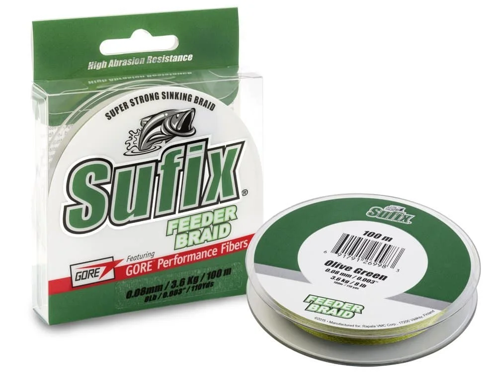 Sufix Plecionka Feeder Braid Green 0,08mm 150m Zniżka