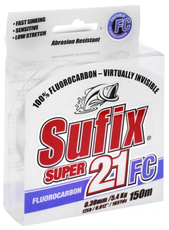 Ostatnia szansa Sufix Fluorocarbon 100% Super 21 Clear 0,4mm 50m