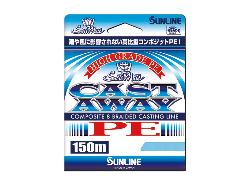 Dostępne od ręki Sunline Plecionka Cast Away PE#0.8 0,148mm 150m