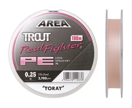 Toray Plecionka Trout Real Fighter PE#0.4 7lb 100m / 0,104mm Ostatnie sztuki