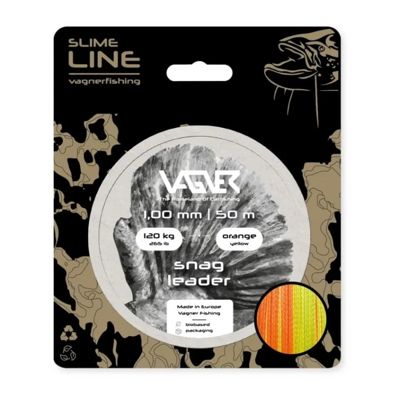 Vagner Plecionka Snag Leader Orange Yellow 1,00mm 50m Nowy
