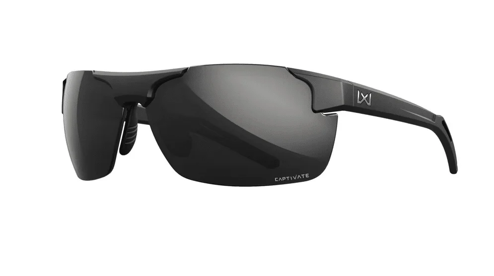 Wiley X Prime Okulary taktyczne Captivate Polarized Black Mirror/Matte Black Wyprzedaż
