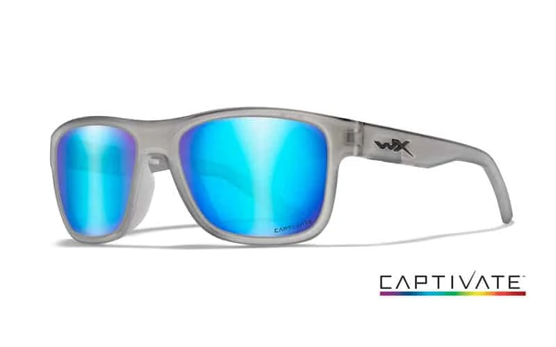 Darmowy zwrot Wiley-X okulary Ovation Helix Capt Blue Mirrow Matte Slate Frame