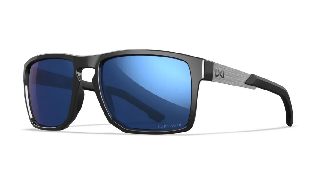Wiley X Okulary Apex Blue Mirror/Matte Gloss Black Wyjątkowa oferta