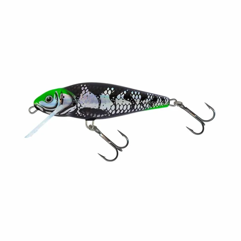 Salmo Wobler Perch Pływający 12cm Holo Dark Green Head Bezpieczna płatność