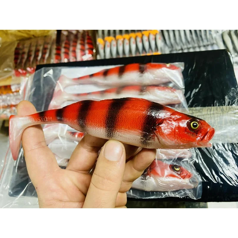 Sewro Guma Okoń Czerwony 18cm Oferta limitowana