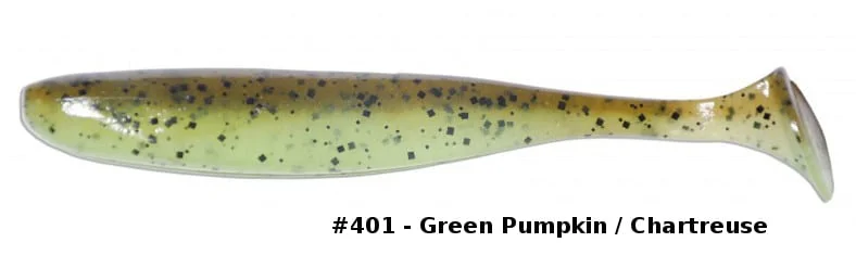 Keitech Guma Easy Shiner 2” 5,5cm Green Pumpkin Chart Bezpieczne zakupy