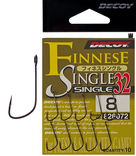 Decoy Haczyki Finesse Single 32 Nr10 Szybka dostawa