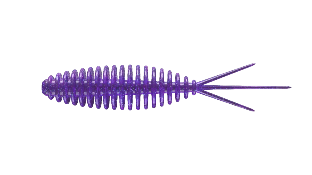 Libra Lures Guma Turbo Worm Mini 3,5cm #020 Purple with Glitter / Krill Hit cenowy