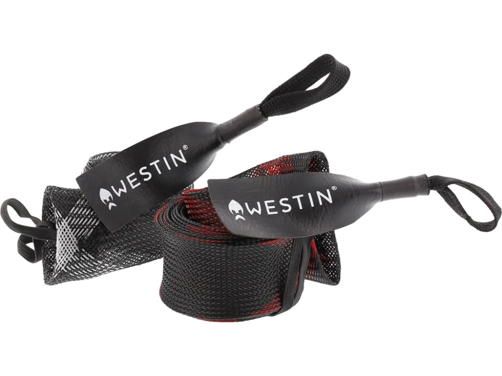 Darmowy zwrot Westin Pokrowiec Osłona Na Wędkę Rod Cover 80cm 3cm Czarno-Szary