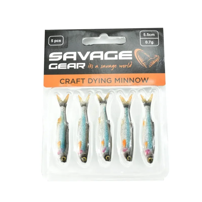 Przynęta ripper 3D Craft Dying Minnow Savage Gear 5,5cm / 0,7g Roach 5 sztuk Bestseller