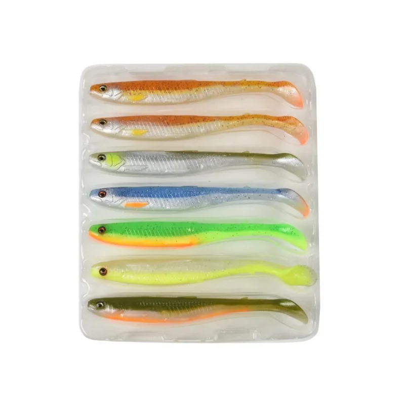 Zestaw przynęt Slended Scoop Shad Savage Gear 15cm / 17g 7 sztuk Obniżka ceny