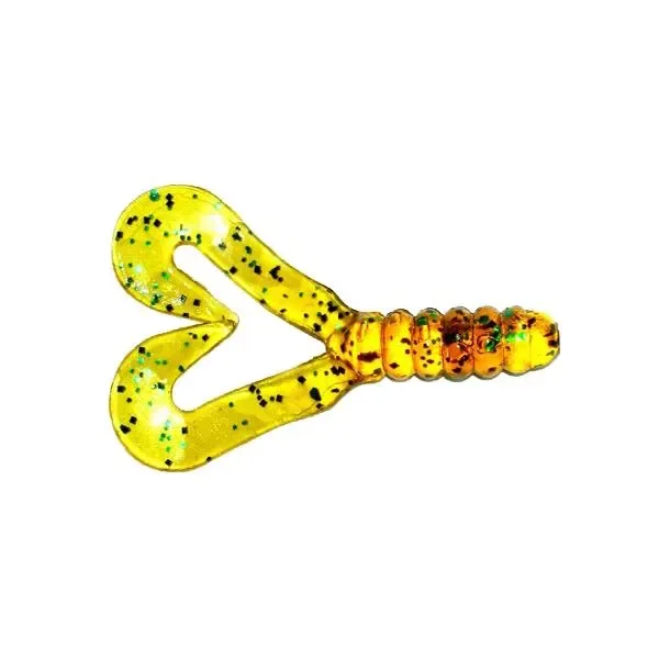 Łatwy zwrot Twister Manns 4,5 cm GRGB haerbaciany z brokatem