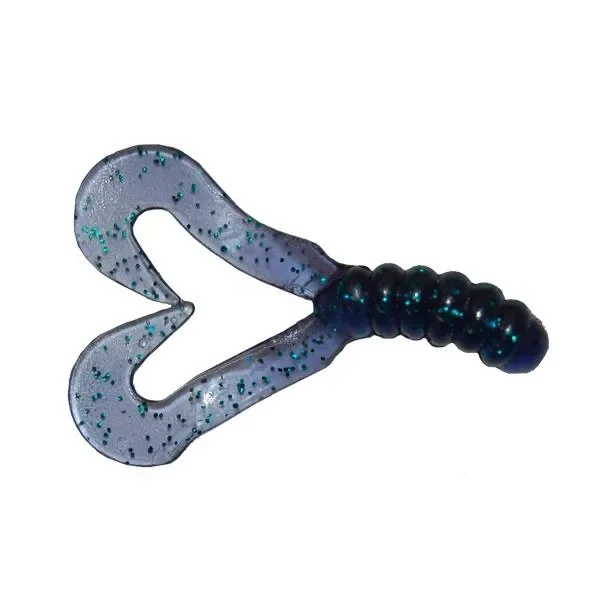 Tylko dziś Twister Manns 4,5 cm JB granatwoy / zielony brokat