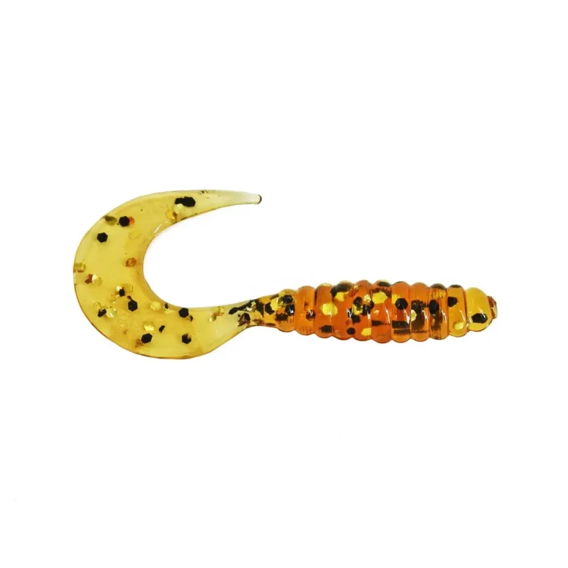 Premium Twister Manns 4,0 cm ASGF miodowy złoty brokat