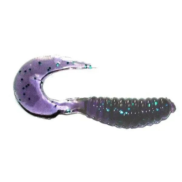 Szybka dostawa Twister Manns 4,0 cm JB granat / zielony brokat