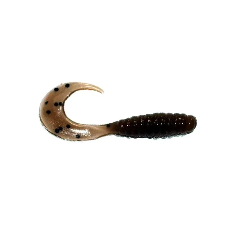 Najlepsza cena Twister Manns 4,0 cm PS brązowy z "pieprzem"