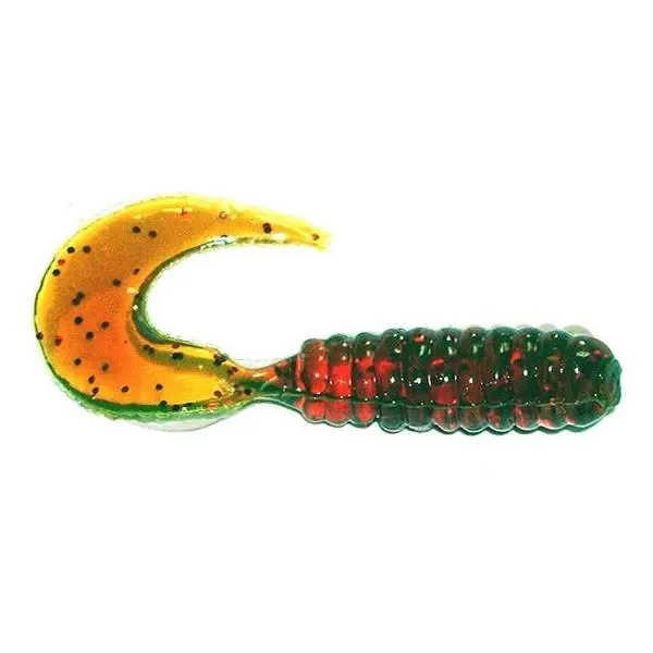 Super okazja Twister Manns 4,0 cm RFMO motor oil / czerwony brokat