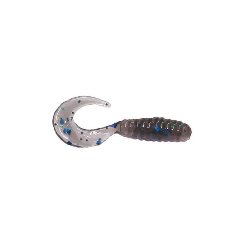 Dostępne od ręki Twister Manns 4,0 cm SBGF smoke blue grenn flash