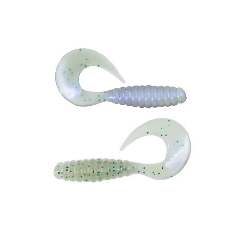 Taniej Twister Manns 4,0 cm WH miodowy / zielony brokat