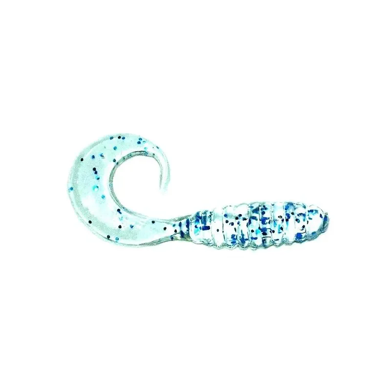 Twister Manns 5,5 cm BFCL przezroczysty / niebieski brokat Okazja