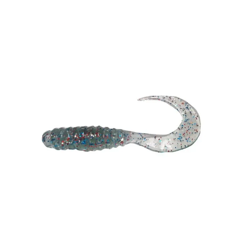 Twister Manns 7 cm BLI przezroczysty z brokatem Bestseller