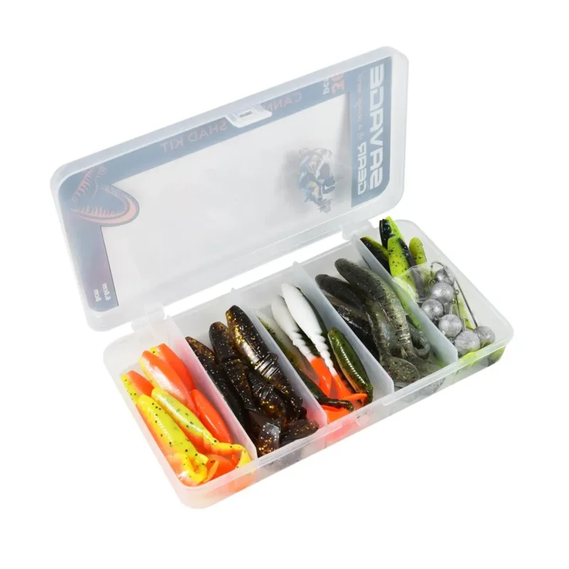 Zestaw przynęt Cannibal Shad Kit M Savage Gear 36 sztuk Obniżka ceny
