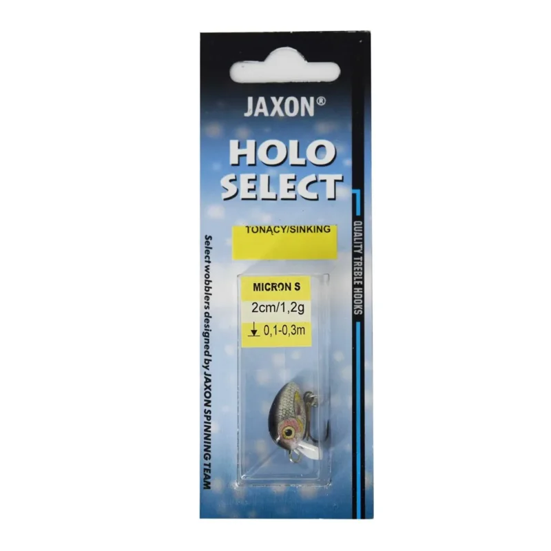 Wobler Holo Select Micron Jaxon 2cm / 1.2g BW Ostatnie sztuki