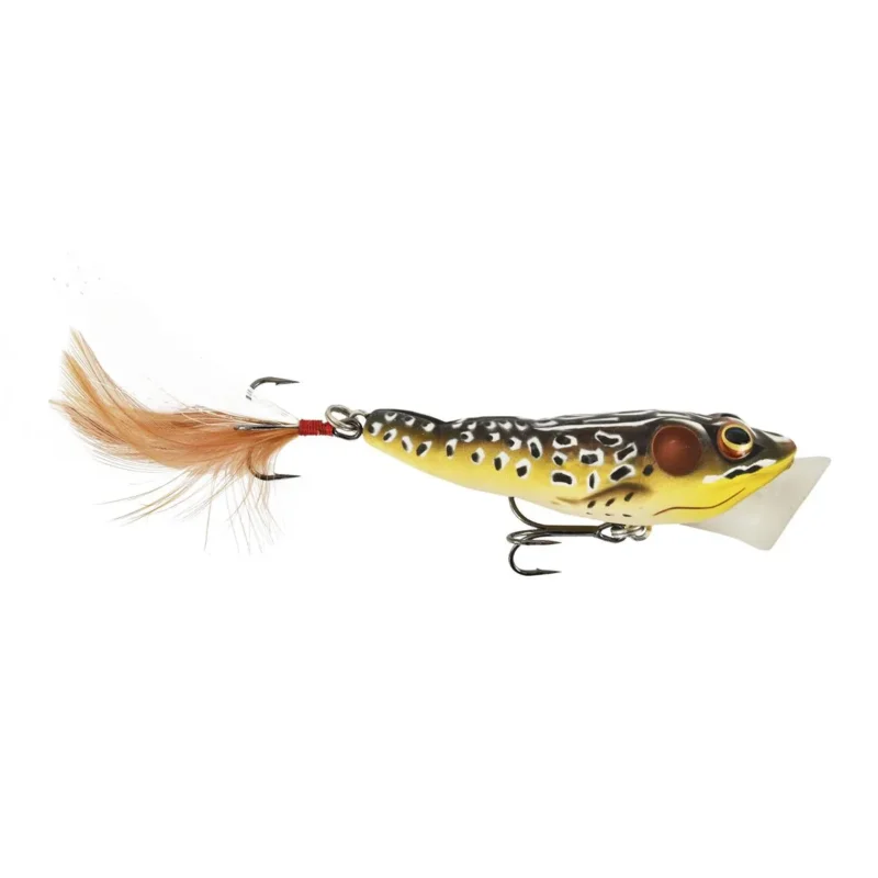 Oferta limitowana Przynęta Frog Popper Live Target 7.5cm / 14g tan / brown