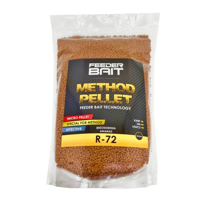 Nowość Pellet zanętowy Micro Brzoskwinia Ananas Feeder Bait 2mm 800g