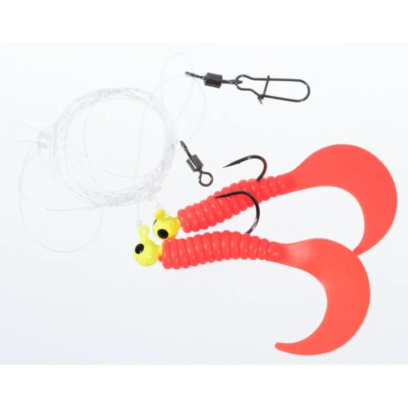 Zestaw Jaxon twister+główka czerwony 70mm Kup online