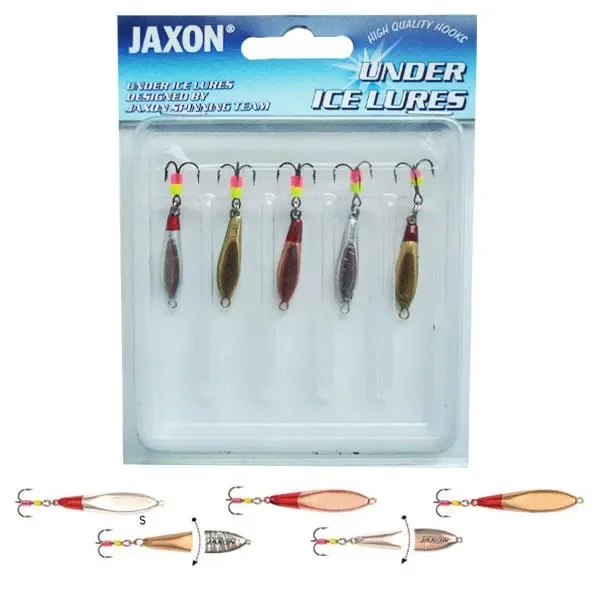 Błystka podlodowa Jaxon C 6.0g / 44mm mix 5 sztuk Oferta limitowana
