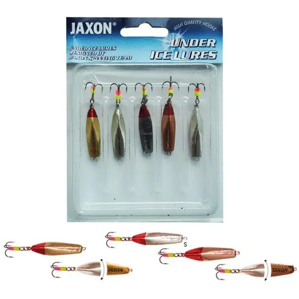Oferta limitowana Błystka podlodowa Jaxon E 6.0g / 38mm mix 5 sztuk