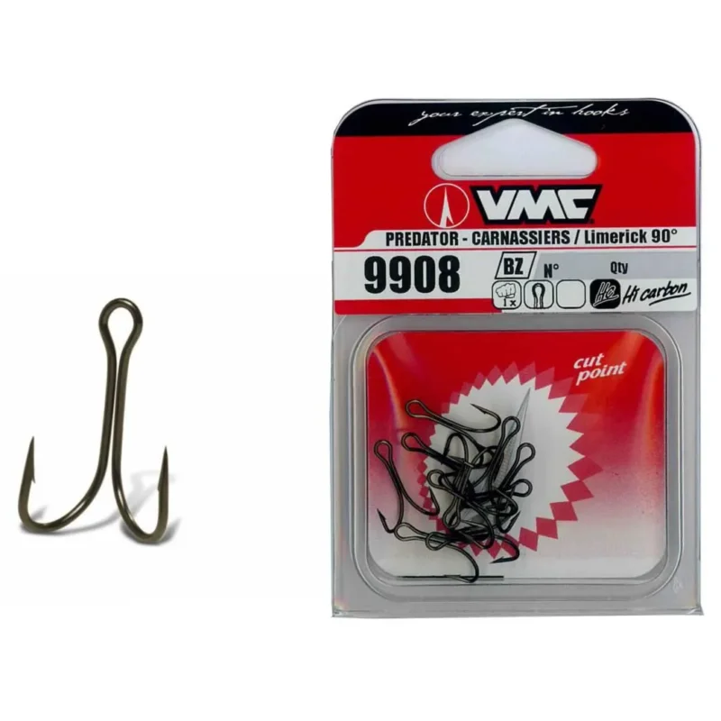 Tylko dziś Kotwica VMC Double 9908 BZ rozmiar "2/0" 5 sztuk