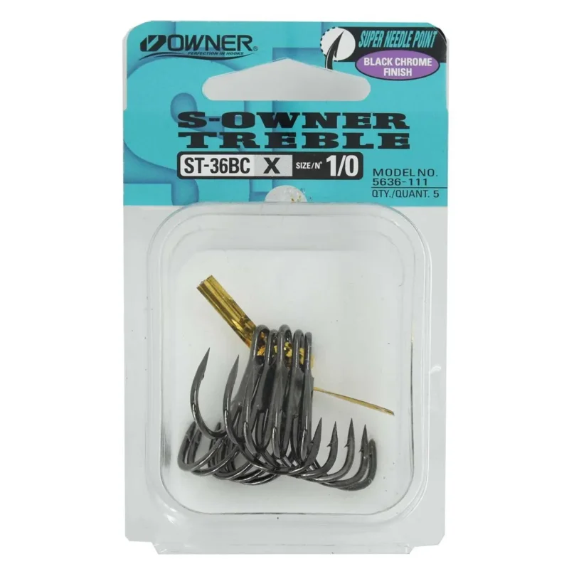 Ekspresowa dostawa Kotwica trójramienna Owner ST36BCX rozmiar "1/0" 5 sztuk