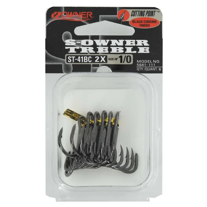Nowość Kotwica trójramienna Owner ST41BCX rozmiar "1/0" 6 sztuk