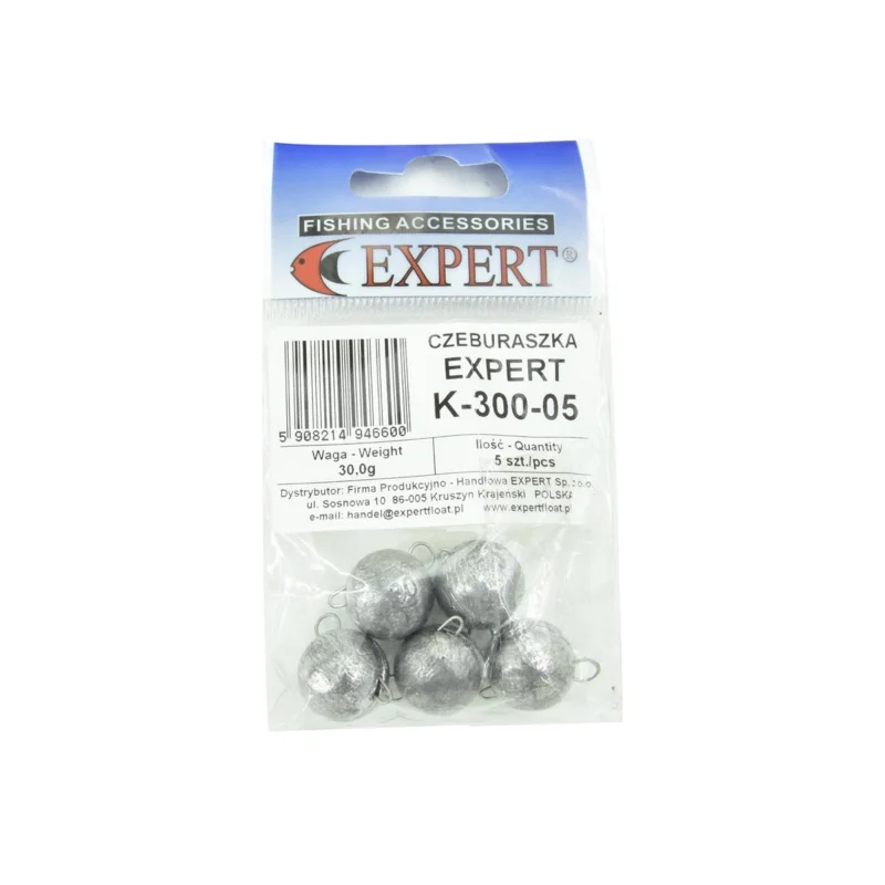 Hit sprzedaży Czeburaszka, dociążenie Expert 30g opakowanie 5 sztuk