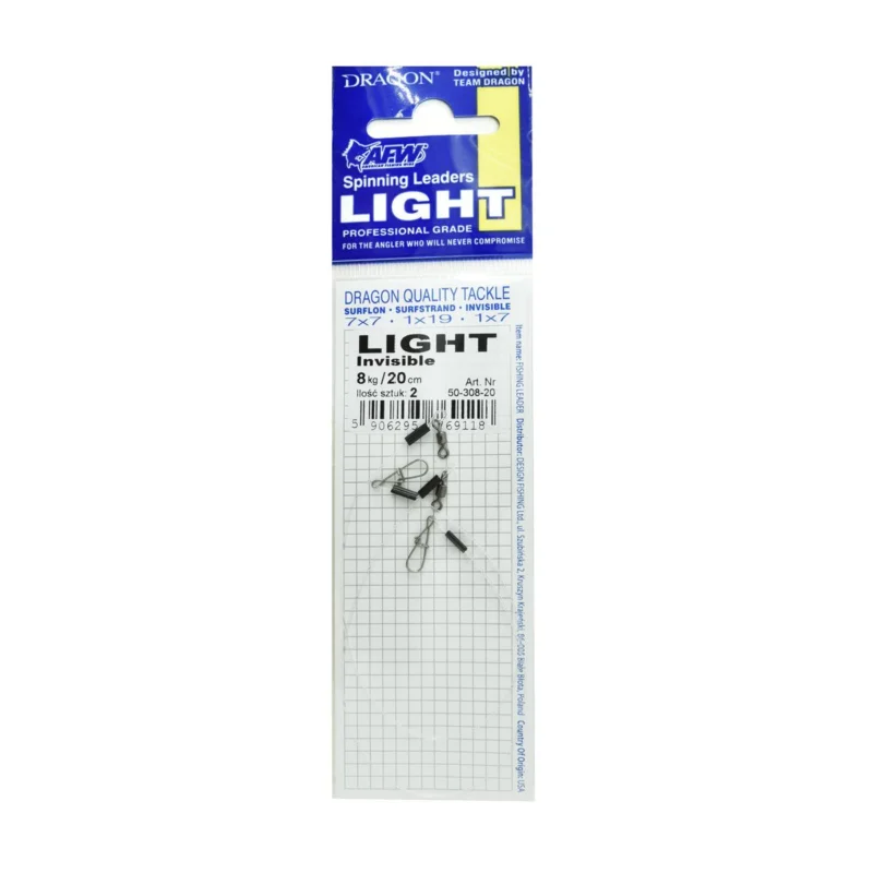 Kup teraz Przypon spinningowy Dragon Invisible Sufix Light 8kg 20cm2 sztuki
