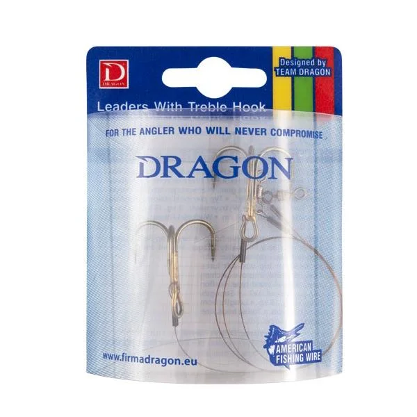 Przypon spinningowy Dragon z kotwicą rozmiar 2/0 30cm 18kg 2 sztuki Sprawdź teraz