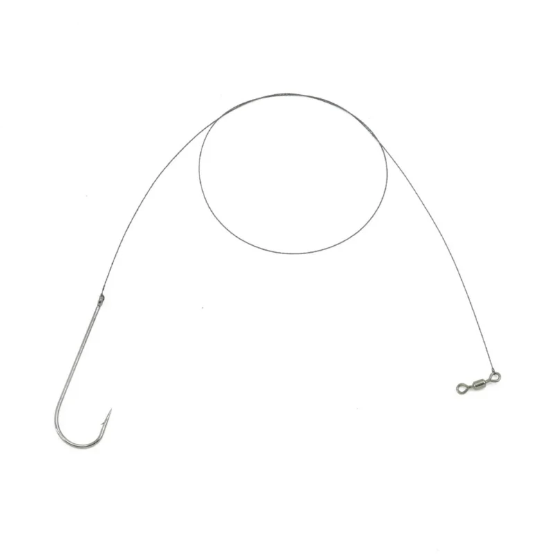 Przypon spinningowy wolframowy do bocznego troka 20cm hak 6 1 sztuka Premium