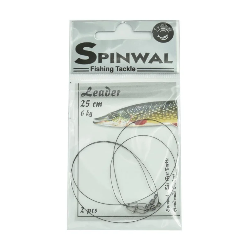 Przypon spinningowy wolframowy Spinwal 25 cm 6 kg 2 sztuki Kup teraz