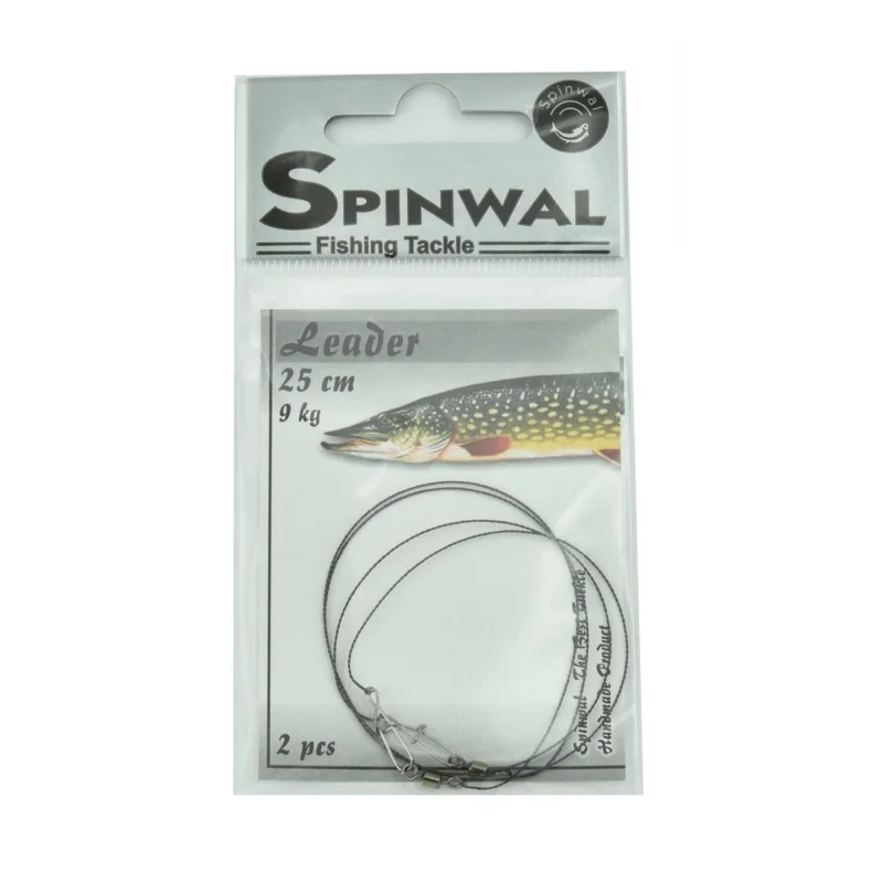 Przypon spinningowy wolframowy Spinwal 25 cm 9 kg 2 sztuki Taniej