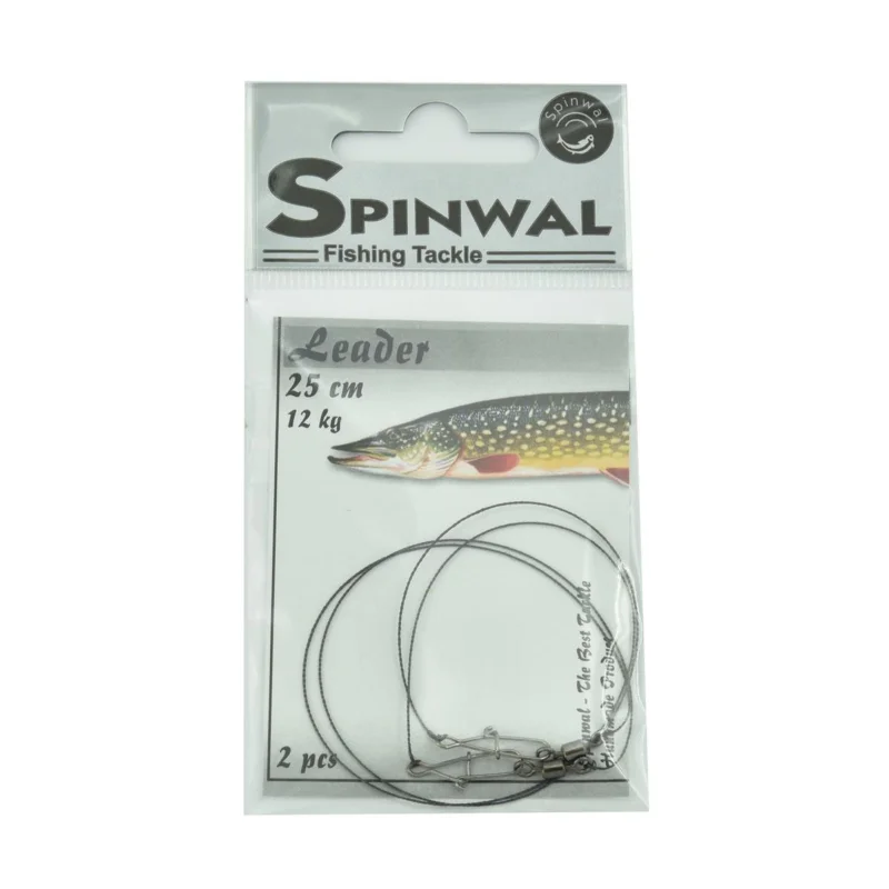 Przypon spinningowy wolframowy Spinwal 25 cm 12 kg 2 sztuki Kup online