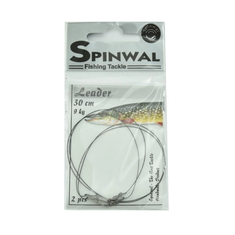 Wybór klientów Przypon spinningowy wolframowy Spinwal 30 cm 9 kg 2 sztuki