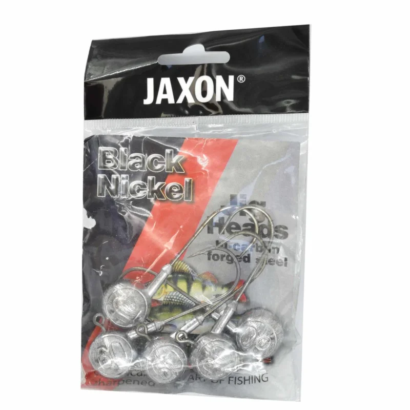 Główka jigowa spinningowa Jaxon Tanami Black Nickel #7/0 60g 5 sztuk Dostępne od ręki