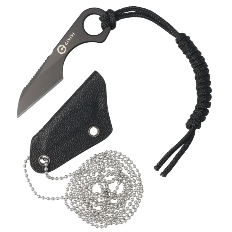 Civivi Gramis Neck Knife Stainless, Black 14C28N by Ostap Hel (C23004-1) Nowość