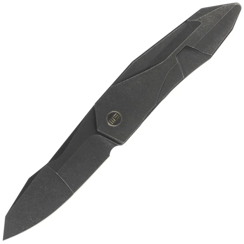 Nie przegap Nóż składany WE Knife Solid Black Titanium, Black Stonewashed CPM 20CV by Gustavo T. Cecchini (WE22028-1)