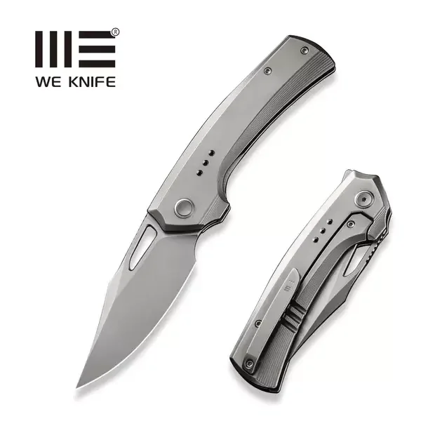Nóż składany WE Knife Nefaris LE No 047/155 Polished Bead Blasted, Polished Bead Blasted CPM 20CV (WE22040D-2) Rabat