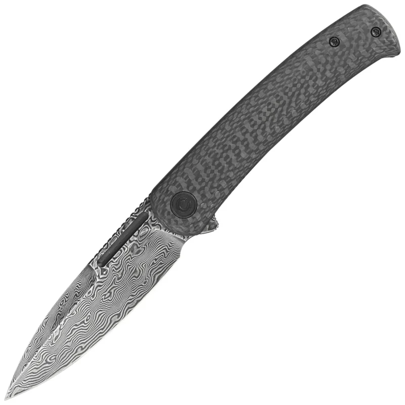 Civivi Caetus Knife Twill Carbon Fiber, Black Hand Rubbed Damascus (C21025C-DS1) Oferta limitowana